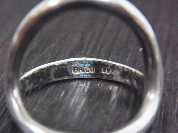 実際に弊社で買取させて頂いたGARNI/ガルニ シルバーリング/指輪 7号/19号 2点セットの画像 2枚目