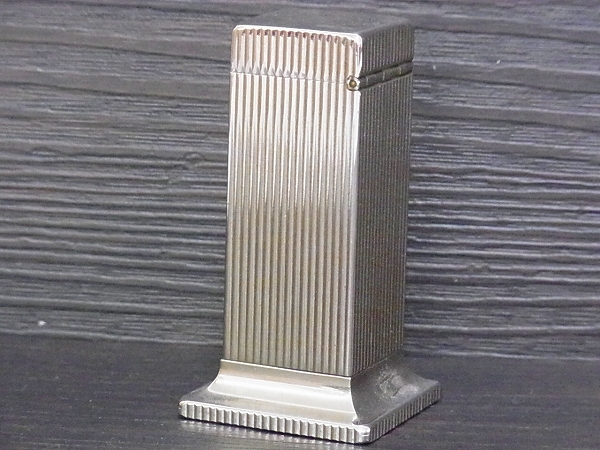 実際に弊社で買取させて頂いたDunhill/ダンヒル ストライプ 卓上型 ローラライト ライターの画像 1枚目