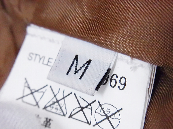 実際に弊社で買取させて頂いたGOLDEN GOOSE/ゴールデングース レザージャケット ブラウン Mの画像 4枚目