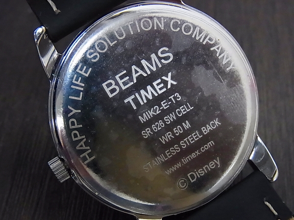 実際に弊社で買取させて頂いたTIMEX×BEAMS ミッキーマウス コラボウォッチ アナログ腕時計の画像 8枚目