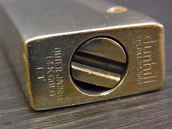 実際に弊社で買取させて頂いたDunhill/ダンヒル 50年代 14K オートローラライト ショートの画像 5枚目