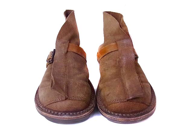 実際に弊社で買取させて頂いたTRIPPEN/トリッペン モンクシューズ レザー 靴 ブラウン/41の画像 1枚目