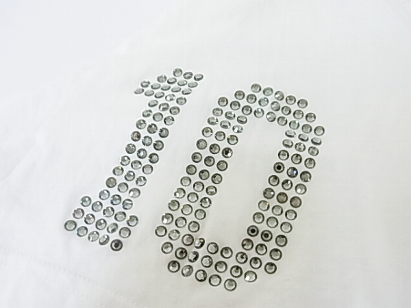 実際に弊社で買取させて頂いたDRESSCAMP/ドレスキャンプ  ラインストーン ロゴTシャツ/44の画像 6枚目