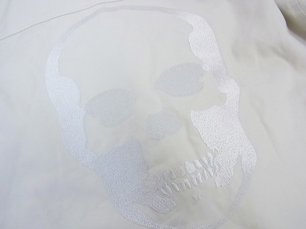 実際に弊社で買取させて頂いたルシアンペラフィネ バックスカル刺繍　MA-1ブルゾン/Mの画像 8枚目