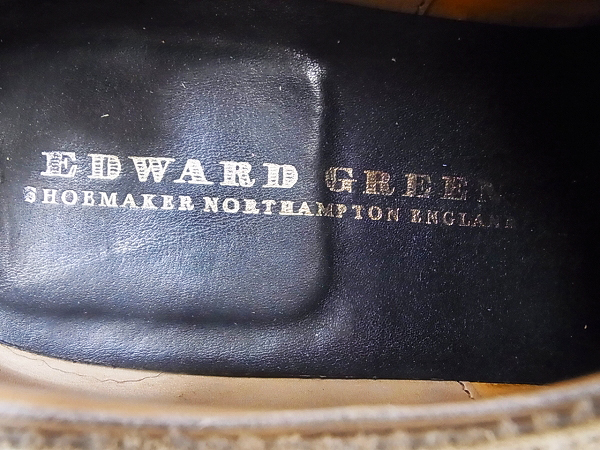 実際に弊社で買取させて頂いたEdward Green/エドワードグリーン 202 ウィング ベージュ 8-1/2の画像 6枚目