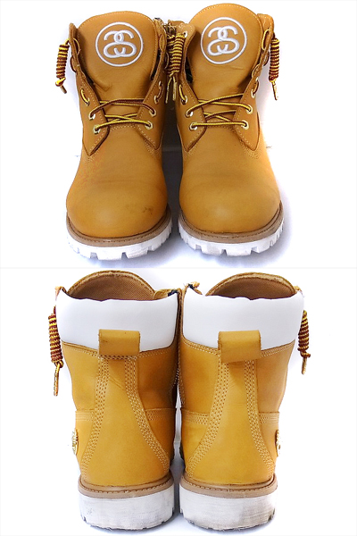 実際に弊社で買取させて頂いたSTUSSY×Timberland プレミアムジップブーツ ウィート6237A/28.5の画像 1枚目