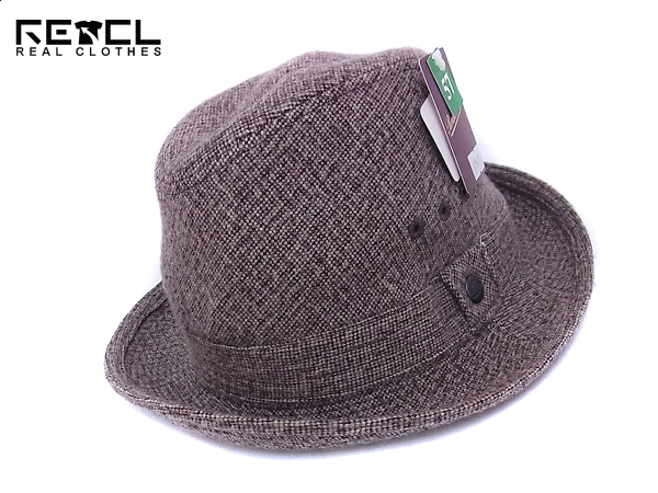 実際に弊社で買取させて頂いたBorsalino/ボルサリーノ ウール 中折ハット ブラウン 日本製