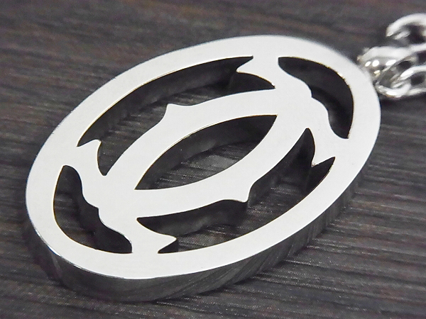 実際に弊社で買取させて頂いたCartier/カルティエ ダブルC ロゴ モチーフキーリング/チェーンの画像 2枚目