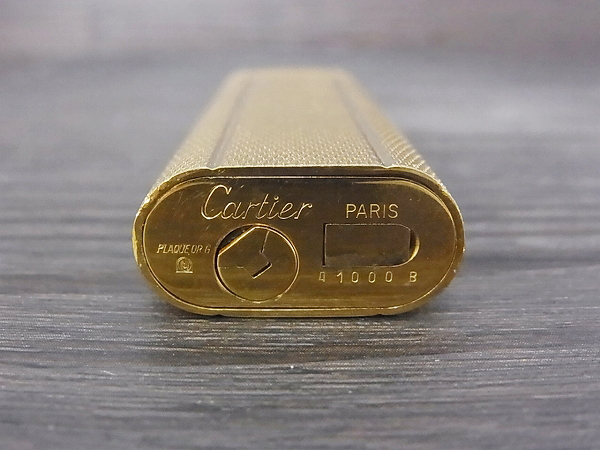 実際に弊社で買取させて頂いたCartier paris/カルティエ クラシックスリム ガスライターの画像 4枚目