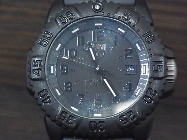 実際に弊社で買取させて頂いたルミノックス ネイビーシールズ ブラックアウト/3050/3950の画像 2枚目