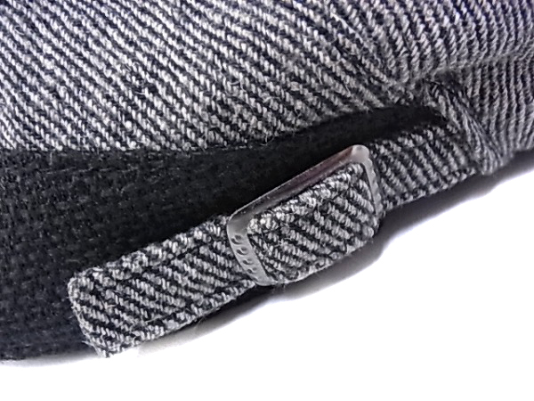 実際に弊社で買取させて頂いたCA4LA/カシラ 麻 ハンチング帽子 日本製 グレー系 メンズの画像 6枚目