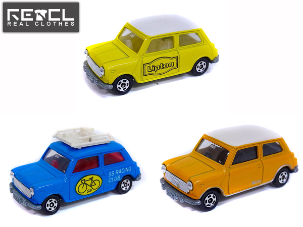 実際に弊社で買取させて頂いたトミカ 日本製BLMCミニクーパー S/NO.F8 MKⅢ 1/50 3点セット