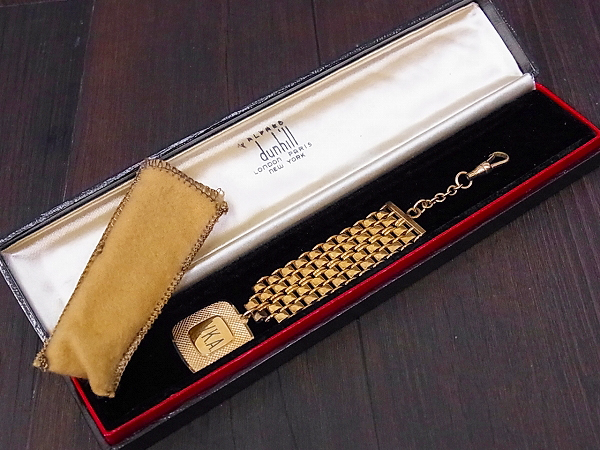 実際に弊社で買取させて頂いたdunhill/ダンヒル キーホルダー/キーチェーン ゴールドの画像 5枚目