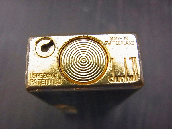 実際に弊社で買取させて頂いたdunhill/ダンヒル 大理石グリーン ローラー式 ガスライターの画像 4枚目