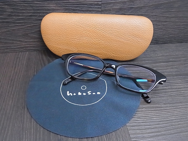 実際に弊社で買取させて頂いたHAKUSAN MEGANE/白山眼鏡 ウエリントン フルリム 眼鏡フレームの画像 6枚目
