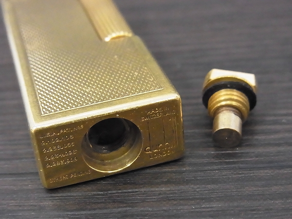 実際に弊社で買取させて頂いたDUNHILL/ダンヒル ROLLALITE 1940s ビンテージライター 金の画像 7枚目