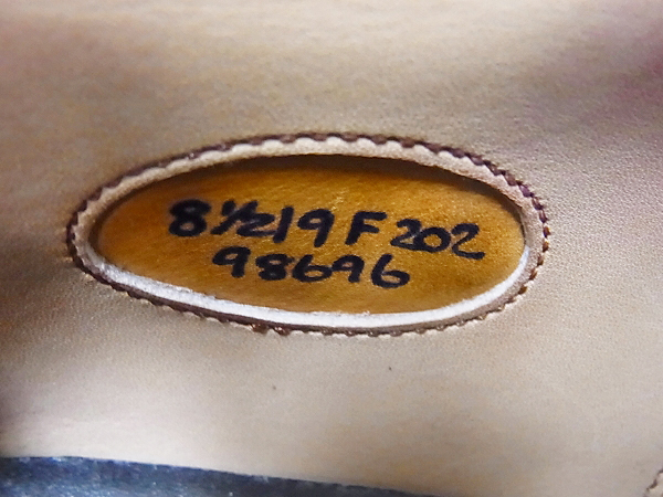 実際に弊社で買取させて頂いたEdward Green/エドワードグリーン 202 ウィング ベージュ 8-1/2の画像 7枚目