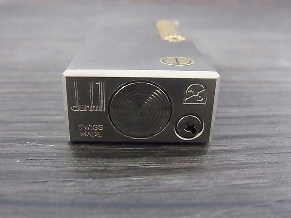 実際に弊社で買取させて頂いたdunhill/ダンヒル デュポン シルバー×ゴールド ガスライター の画像 4枚目