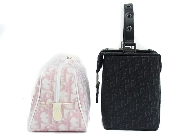 実際に弊社で買取させて頂いたChristian Dior/ディオール トロッター柄 ポーチ/BOX 2点セットの画像 1枚目