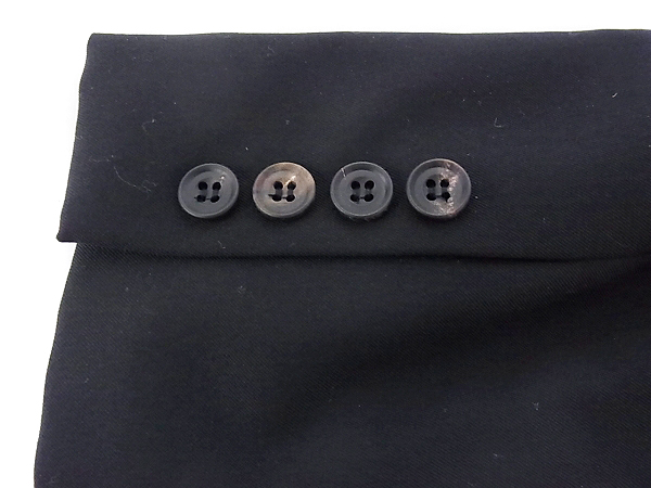 実際に弊社で買取させて頂いたato/アトウ 2つボタンウールスーツ セットアップ ブラック/46の画像 6枚目