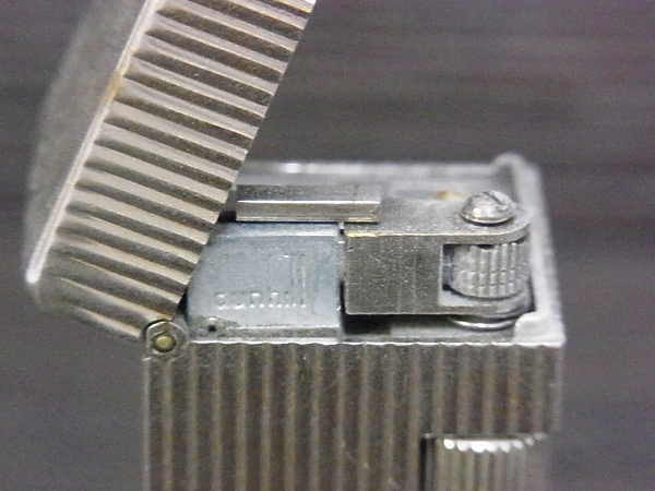 実際に弊社で買取させて頂いたDunhill/ダンヒル ストライプ 卓上型 ローラライト ライターの画像 4枚目