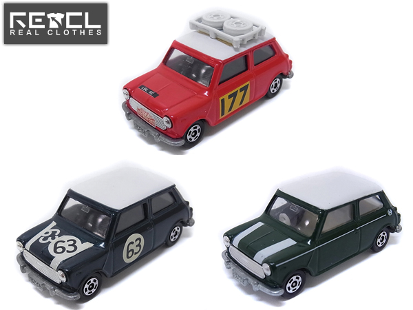 実際に弊社で買取させて頂いたtomica/トミカ ミニクーパーTYPE No.F8 1/50 1979 3点セット
