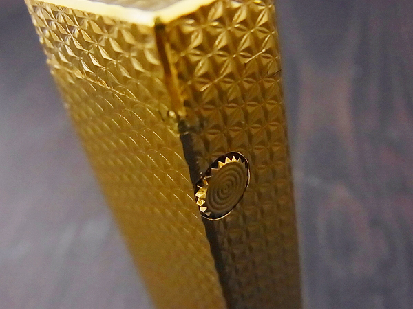 実際に弊社で買取させて頂いたdunhill/ダンヒル ガスライター スリムスクエア ゴールドの画像 5枚目