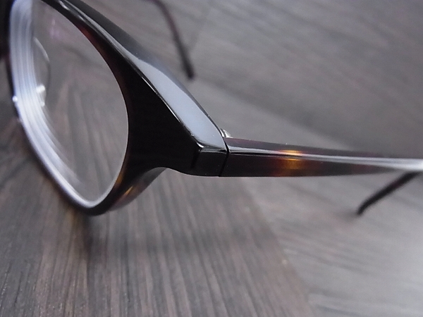 実際に弊社で買取させて頂いたHAKUSAN MEGANE/白山眼鏡 ウエリントン フルリム 眼鏡フレームの画像 3枚目