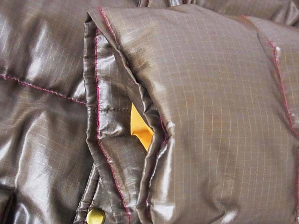 実際に弊社で買取させて頂いたDUBBLEWORKS/ダブルワークス ブラウン 中綿ジャケット/Lの画像 4枚目