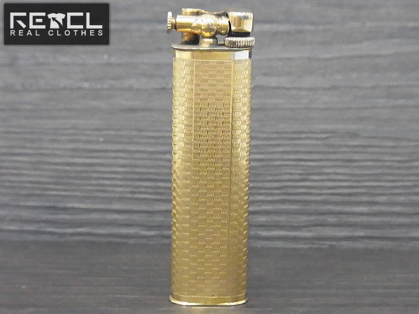 実際に弊社で買取させて頂いたdunhill/ダンヒル SYLPH ビンテージ 初期型オイルライター 金