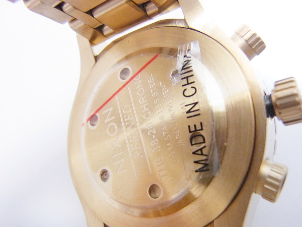 NIXON/ニクソン 15SP 38-20 CHRONO クオーツ腕時計 A404 501の買取実績