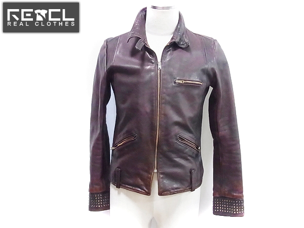 実際に弊社で買取させて頂いたGOLDEN GOOSE/ゴールデングース レザージャケット ブラウン M