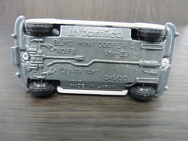 実際に弊社で買取させて頂いたTOMICA/トミカ 日本製 ミニクーパー F-8-81等 1/50 3点セットの画像 5枚目
