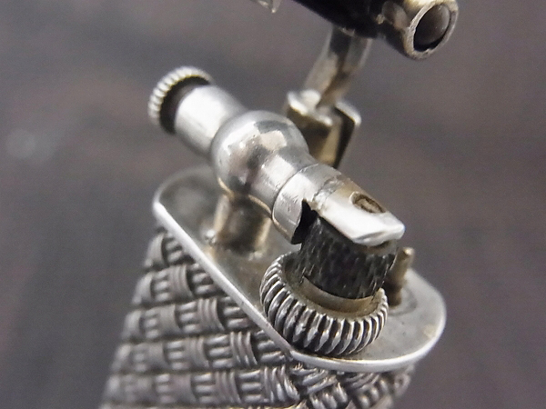 実際に弊社で買取させて頂いたdunhill/ダンヒル SYLPH/シルフィ ガスライター 彫刻/シルバーの画像 5枚目