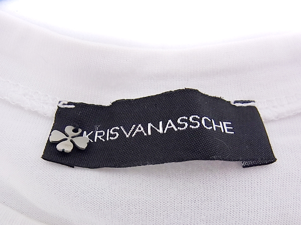 実際に弊社で買取させて頂いたKKRISVANASSCHE/クリスヴァンアッシュ プリント半袖Tシャツ Mの画像 2枚目