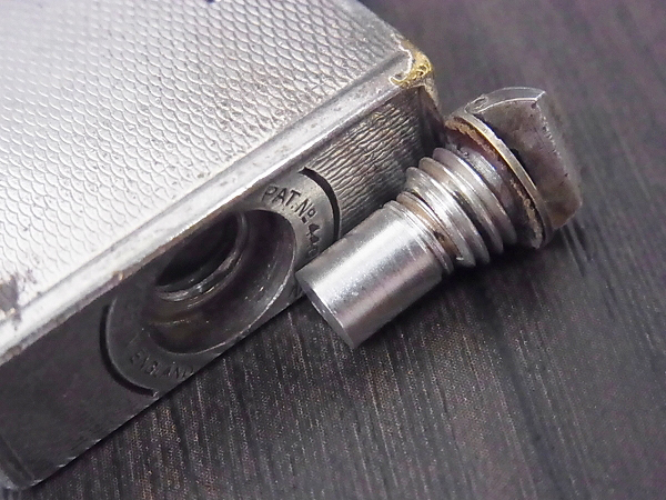 実際に弊社で買取させて頂いたdunhill/ダンヒル 英国製 オールドオイルライター PAT.440072の画像 7枚目