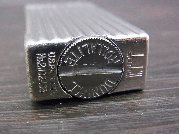 実際に弊社で買取させて頂いたダンヒル ショート ローラライト オールド オイルライターの画像 5枚目