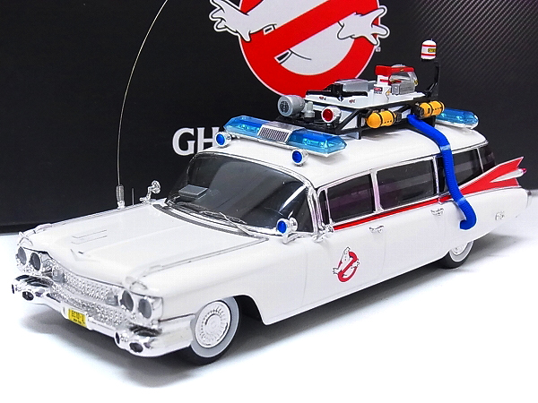 実際に弊社で買取させて頂いたHot Wheels/京商他 1/43 ゴーストバスターズECTO-01/Fulda等3点の画像 1枚目