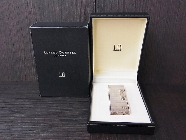 実際に弊社で買取させて頂いたdunhill/ダンヒル ローラガスライター スリムスクエア/シルバーの画像 7枚目