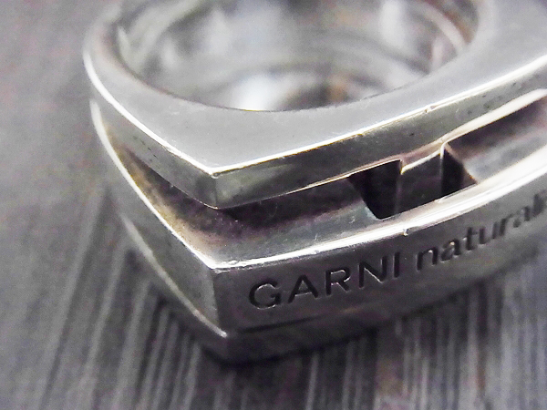 GARNI/ガルニ シルバーリング/指輪 ロゴ入り SILVER 19号の買取実績 
