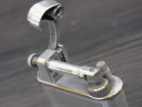 実際に弊社で買取させて頂いたダンヒル ビンテージ 1930年-40年 ダブルホイールライター 銀の画像 5枚目