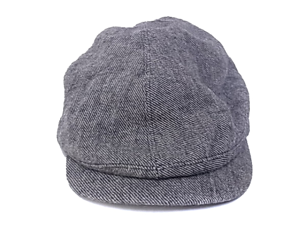 実際に弊社で買取させて頂いたCA4LA/カシラ 麻 ハンチング帽子 日本製 グレー系 メンズの画像 1枚目
