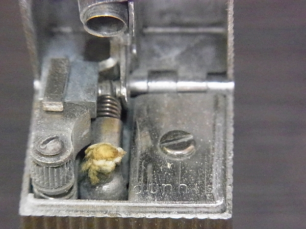 実際に弊社で買取させて頂いたDunhill/ダンヒル ストライプ 卓上型 ローラライト ライターの画像 3枚目