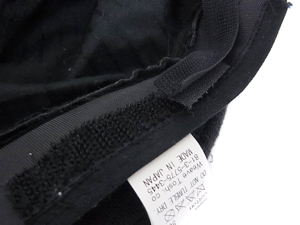 実際に弊社で買取させて頂いたCA4LA/カシラ ワイヤー入りハット ペイズリー柄 黒 帽子の画像 5枚目