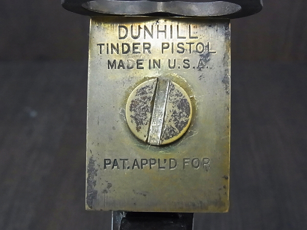 実際に弊社で買取させて頂いたダンヒル ビンテージ オイルライター TINDER PISTOL/40年代製の画像 7枚目