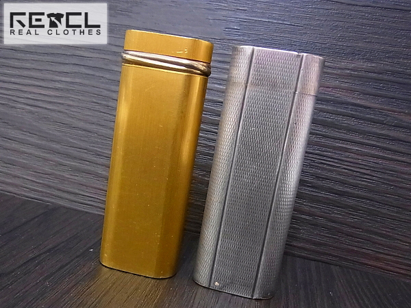 実際に弊社で買取させて頂いたCartier paris/カルティエ パリス ガスライター 丸型 2点セット