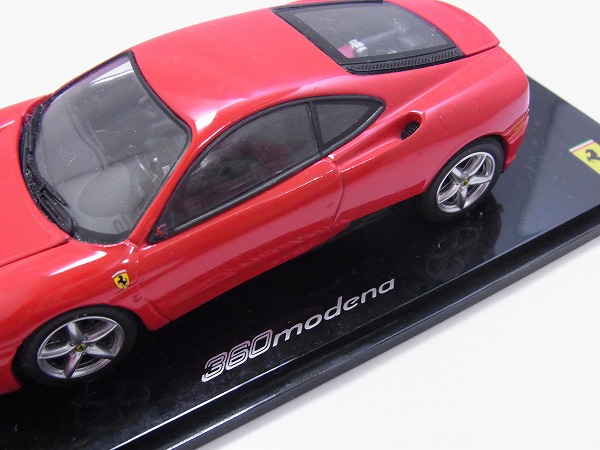 実際に弊社で買取させて頂いたKYOSHO/京商 フェラーリ 360 Modena/モデナ レッド 1/43の画像 2枚目