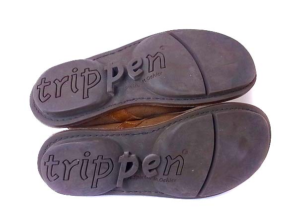実際に弊社で買取させて頂いたTRIPPEN/トリッペン モンクシューズ レザー 靴 ブラウン/41の画像 3枚目