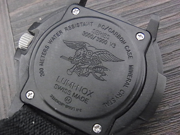 実際に弊社で買取させて頂いたLUMINOX/ルミノックス ネイビーシールズ3000/3900 V3 腕時計の画像 6枚目