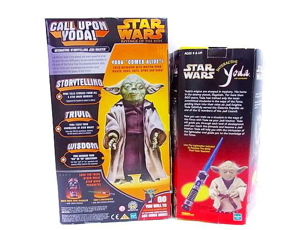 実際に弊社で買取させて頂いたSTAR WARS CALL UPON YODA インタラクティブ ヨーダ/2点SETの画像 8枚目